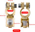 Battery Terminals,Car Battery Cable Terminal Clamps Connectors,Negative and Positive,Copper,Plastic Cover,Good Contact,Corrosion Resistance,1 Pair...