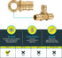 SharkBite 1/2 Inch Expansion Tee for PEX-A Pipe, Brass Plumbing Fittings for PEX-A Tubing, UAB362LFA...