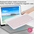 Bluetooth Keyboard and Mouse Combo Ultra-Slim Portable Rechargeable Compact Wireless Mouse Keyboard Set for Pad/iPad Pro/iPad Mini/iPad Air Mac OS...