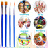 60 Pcs Paint Brushes for Kids/Students/Teens/Beginners, Watercolor/Oil/Acrylic Paint Brush Set for Art Class Painting, Plastic Handle Small Paintb...