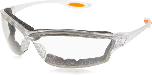 MCR Safety Glasses LW310AF Law 3 Clear Polycarbonate Lenses with UV Protection & Anti-Fog Coating, Bayonet Temple, 1 Pair...