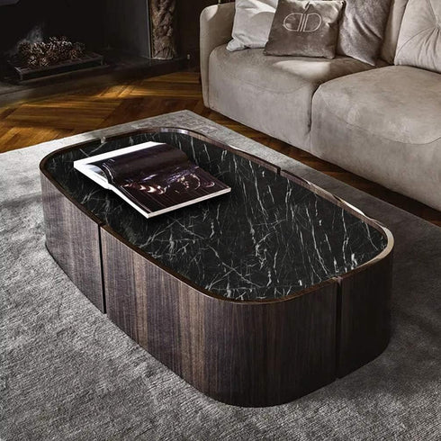RANRAN Marble Contact Paper Granite Black Roll Self Adhesive Peel and Stick Wallpaper for Kitchen Countertop Cabinet Furniture Waterproof PVC Remo...