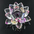 OwnMy Sparkle Crystal Lotus Flower Hue Reflection Feng Shui Home Decor with Gift Box (4 Inch/ 100MM Rainbow)...