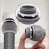 Non-Metallic Liquid Tight Conduit Connector, Flexible Conduit Fittings Electrical PVC Fittings (1 inch, 5pcs)...