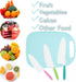 Kids Knife Set for Real Cooking, 4 Pieces Toddler Knife Set, Nylon Kitchen Baking Knife with Cutting Board, Firm Grip, Serrated Edges Kids Knives ...