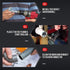 Enhon Plumbing PVC Pipe Reamer, Pipe Fitting Tools for 1/2" Speed Power Drill, Pipe Reamer PVC Fitting Saver for Removing Hub, Pipe Reamer Tool In...
