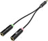 SABRENT 3.5mm Headset Splitter Adapter Cable for headsets with Separate Headphone/Microphone Plugs (CB-AUHM)...