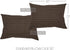 VHC Brands Kettle Grove Standard Pillow Case Set of 2 21x30 Country Primitive Bedding Accessory, Country Black...