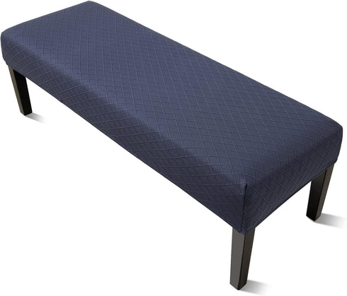 YISUN Jacquard Dining Bench Covers, Stretch Washable Removable Bench Slipcover, Rectangle Bench Seat Protector Cover for Dining Rooms, Living Room...