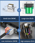 5Packs New DB9 Breakout Serial adapters,DB9 Female RS232/RS485 Screw Connectors,D-SUB 9-pin Adapter to Terminal Connector Signal Module with Screw...
