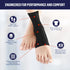 Doctor Developed Plantar Fasciitis Socks/Compression Foot Sleeves, Copper Ankle Brace for Heel Support & Doctor Written Handbook (Black, S)...