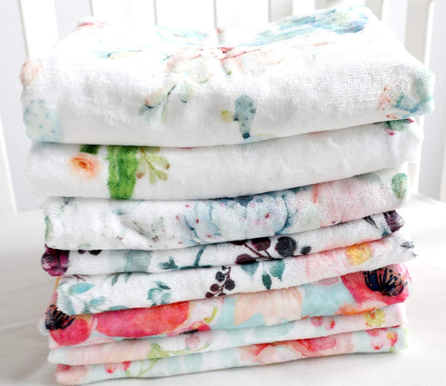 Sahaler Succulents Cactus Plush Fleece Throw & Receiving Baby Blankets for Boys and Girls,Fleece Plush Blanket for Nursery Crib, Stroller, Toddler...