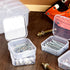 Jutieuo Small Bead Organizers, 32 Pieces Plastic Storage Cases Mini Clear Bead Storage Containers Boxes with Hinged Lid and Large Rectangle Organi...