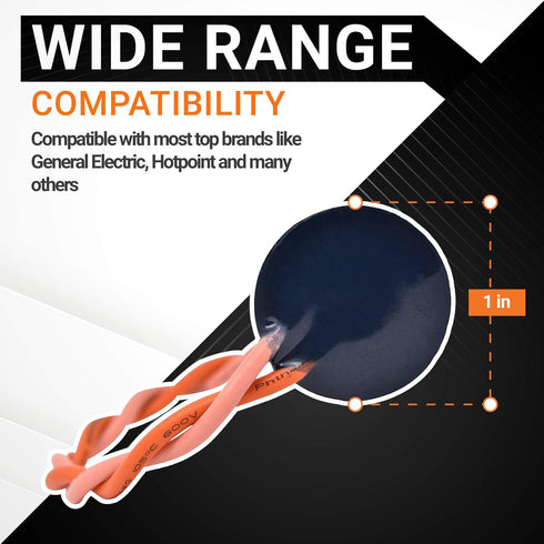 WR50X10068 Refrigerator Defrost Thermostat by BlueStars – Compatible with GE General Electric Hotpoint – Replaces 1170024 AP3884317 WR50X10015 WR5...