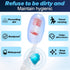 6 Pcs Toothbrush Covers, Silicone Toothbrush Case Covers Portable Toothbrush Pod Caps Case Protector Brush Pod for Household Travel Camping Bathro...