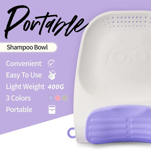 Toyture Shampoo Bowl for Kids, Baby, Adults | Portable Hair Washing Basin | Shampoo Bowl Neck Rest | Tear Free Shampoo for Kids | Hair Washing Sin...