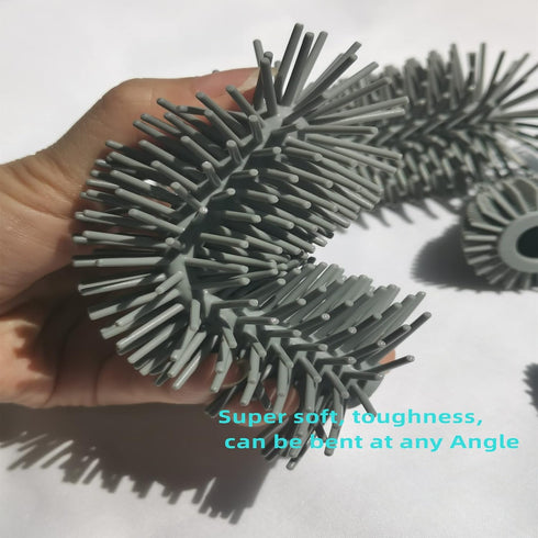 2 Pack Baby Bottle Cleaner Replacement Heads, for Bottle Brush and Nipple Brush, Compatible with Electric Bottle Brush Set, Travel Bottle Brush Se...