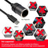 USB C Male to 12V Adapter, USB to Car Cigarette Lighter Socket Converter Cable 1Pack...