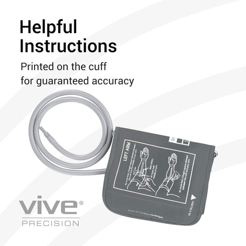 Replacement Cuff - for Automatic Blood Pressure Monitor and Digital Machine - Sized for Upper Arm Circumference 22 to 42 Centimeters - for Adults,...