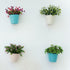 Flower Pots Holder - Ring Wall Mount Metal Planter Stands Plants Flower Pot Racks Apply to Outdoor Home Decor(Black, 5")...