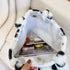 Plush Underarm Bag, Ladies Fluffy Shoulder Bag, Women Furry Flower Tote Bag Y2K Plush Handbag for Autumn and Winter...