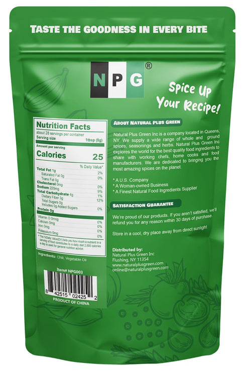 NPG Authentic Sichuan Chili Flakes 8 Ounce, Extra Hot, Szechuan Crushed Red Pepper Flake Bulk, Essential Spice Seasoning for Making Kimchi, Chili ...