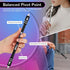 2 Colors Pen Spinning with Silicone Bracelet, Metal Heads Gaming Finger Pen, 8.5In Weighted Rotating Ballpoint Pen, Spinning Pen for Student Adult...