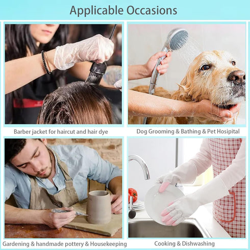 Dog Grooming Smock Barber Jackets for Women Men Professional Pet Groomer Smock Cosmetologist Barber Smock (XL)...