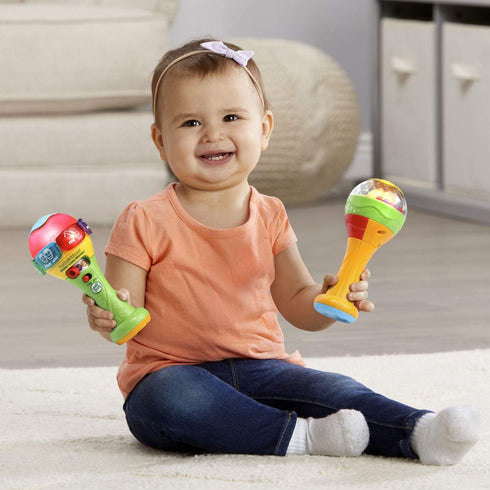LeapFrog Learn & Groove Shakin' Colors Maracas - Includes electronic and non-electronic maracas, Parent's Guide, Multicolor...