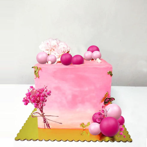 22 PCS Hot Pink Girl Cake Toppers Girl Theme Cake Decoration for Wedding Birthday Baby Shower Party Decoration Supplies...