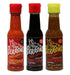 La Perrona Hot Sauce Variety | Chiltepin, Roasted and Black | 5 Ounce Bottles | Handmade | Salsa Picante 3 Pack...