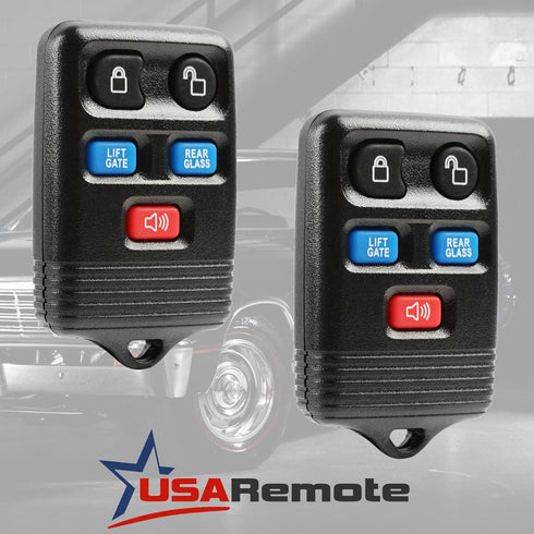 Car Key Fob Keyless Entry Remote fits 2003-2006 Ford Expedition / 2003-2007 Lincoln Navigator (CWTWB1U551), Set of 2...
