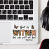 (3 pcs) God is Within Her She Will Not Fail Sticker Christian Bible Verse Jesus Vinyl Decal Inspirational Quotes Stickers for Books Laptops Phonec...