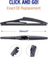 8 inch (8-A) Rear Wiper Blades Replacement for Toyota Prius 2019-2012 Prius C 2016-2012/Lexus CT 2017-2011/Scion xD 2014-2008 +More BACK Windshiel...