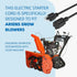 Snow Blower Electric Starter Cord 02483100 Compatible with Ariens Snow Blower SS322 SS522 SS522C, MTD 629-0071, MTD 929-0071, MTD 929-0071B, Tecum...