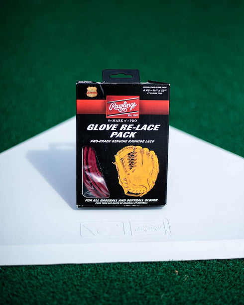 Rawlings | Glove RE-LACE Pack | Baseball/Softball | Includes 4 pcs. Standard 3/16" X 72" Lace with Lacing Tool | Multiple Colors...