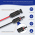Solar Panel Connector 6 in 1, Solar Extension Cable Connector Kit XT60 Extension Cable, Anderson and 4 DC Ports(DC7909,DC6530,DC5521,DC35135) Sola...
