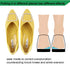 5 Pairs Medial & Lateral Heel Wedge Silicone Insoles - Corrective Adhesive Shoe Inserts for Foot Alignment, Knock Knee Pain, Bow Legs, Osteoarthri...