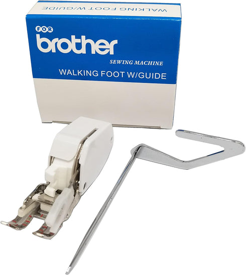HONEYSEW Open Toe Walking Foot W/Guide for Brother Sewing Machine Quilting and Sewing Stitch Through Multiple Layers...