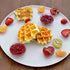 Jacquet Belgian Waffles - Pack of 8 Ready to Eat, Delectable Petite Pearl Sugar Belgian Waffles, Perfect for Quick Breakfast, Delicious Ready-to-E...