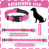 Sanwuta 12 Pcs Reflective Puppy Dog Collars Bulk for Litter Small Medium Boys Dogs Adjustable Safety Nylon Collars with Locking Buckle Soft Padded...