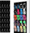 24 Pockets Hanging Shoe Organizer Large Clear Pockets Over the Door Pantry Organizer Shoe Holder for Back of Door Hanging Shoe Bag for Closet Wate...