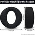 Earpads Replacement for Sony Playstation Pulse 3D Wireless Headset PS5, Ear Pads Cushions with Noise Isolation Foam (Black: (Breathing Fabric + Me...