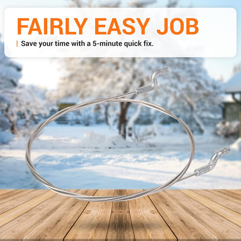 BlueStars 115-5682 Clutch Cable - for Toro CCR Powerlite Power Clear 621 ZR Power Clear 621 QZR Power Clear 621 QZE Toro CCR 6053 R Quick Clear Sn...