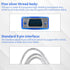 USB 2.0 to Serial 9-Pin RS232 Serial Adapter, DB-9 USB to Serial RS232 Converter Cable, USB 9-Pin Serial Cable, Serial to USB Adapter Support Wind...