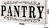 Pantry Sign Wall Decor Farmhouse Pantry Sign Wooden Rustic Retro Hanging Wooden Art Printed Decor for Home Room Holiday Decoration, 16 x 6 Inches(...
