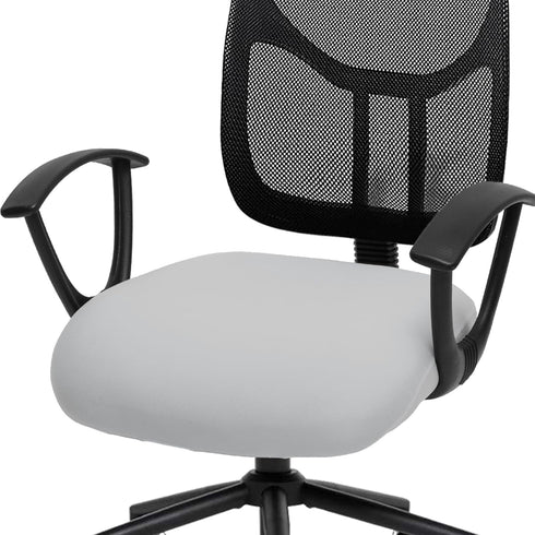 DIVA EN CAMINO DEC Stretchable Desk Office Chair Seat Cushion Covers - Universal Spandex Computer Chair Slipcover - Removable Washable Cushion Pro...