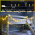 120 LED 40FT Star String Lights, 8 Modes Plug in Star Lights with Timer & Memory, Indoor Outdoor Christmas Twinkle Light for Birthday Party Bedroo...