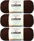 Caron Simply Soft Yarn Solids (3-Pack) Chocolate H97003-9750......