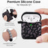 Filoto Compatible with Airpod 2nd Generation Case,Cute1&2 Case Cover for Women, Silicone Protective Case with Bracelet Keychain(Leopard Black)...